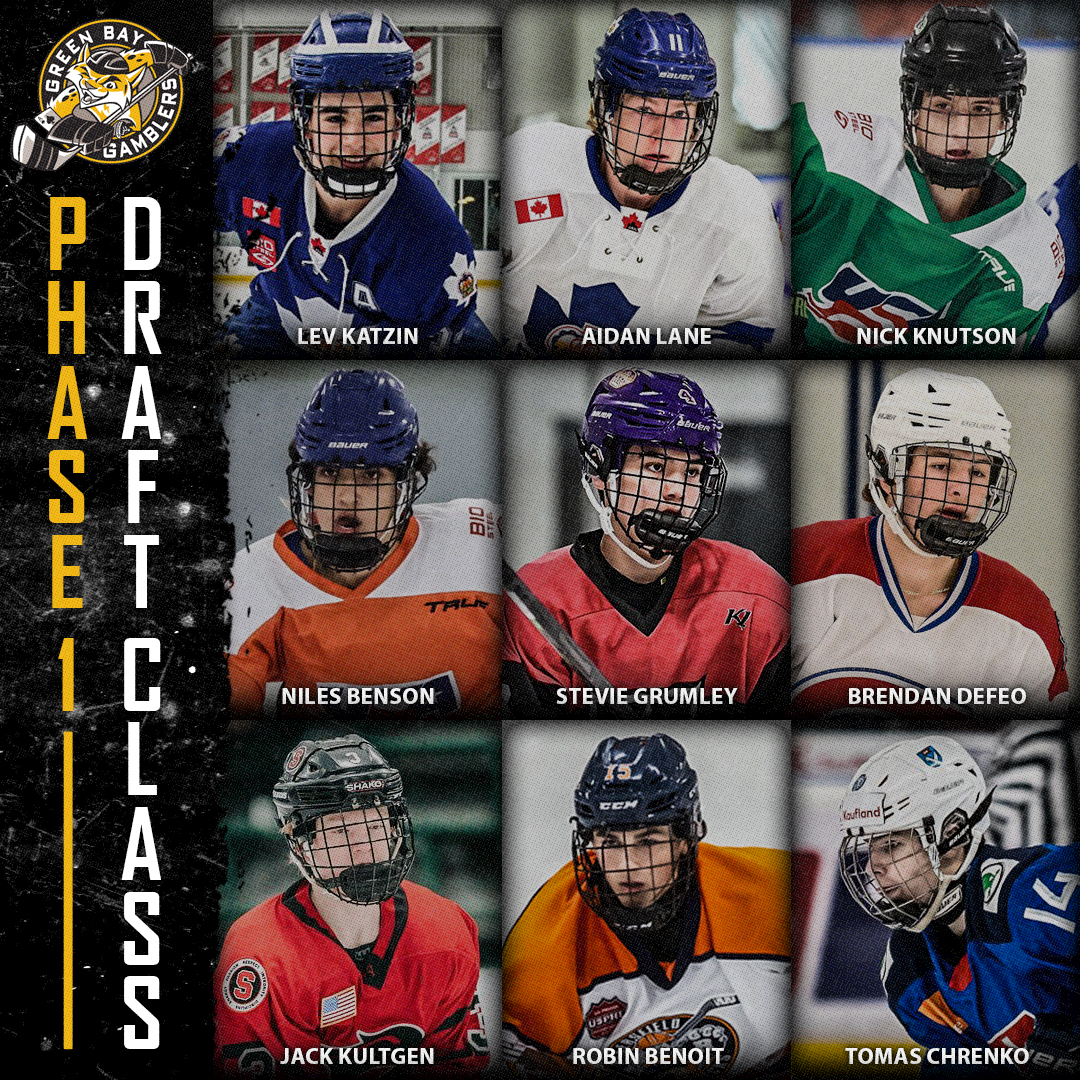 Get to Know the 2023 Phase 1 Draft Class - Green Bay Gamblers Hockey