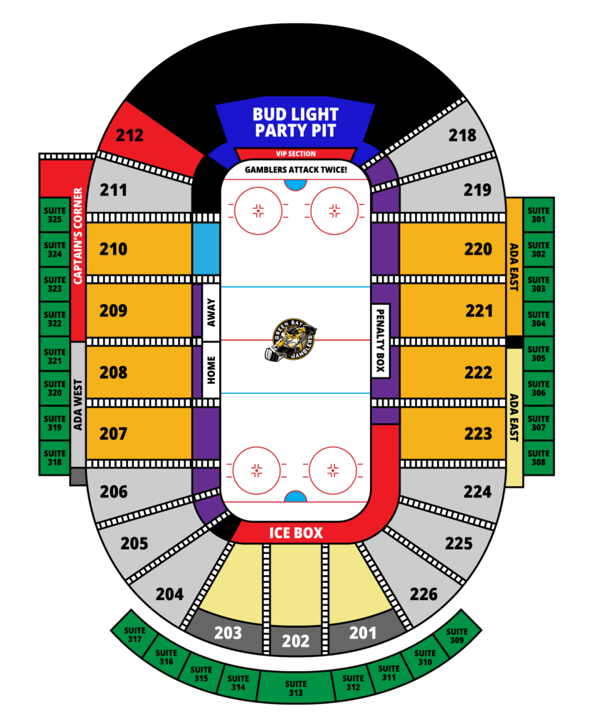 The full seating map for the 2026-2027 season.